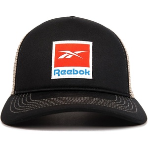 image:imageReebok Trucker Hat  Snapback  Adjustable  Everyday  Fitness  Sun Protection  Classic  Baseball CapVintage Trucker  Black