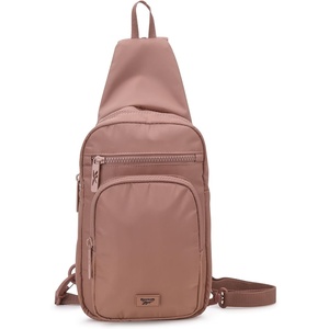 image:imageReebok Unisex Convertible Crossbody Sling Bag for Women amp Men Compact  Adjustable Strap for Vesatile Carry Organized Pockets for Phone Keys amp Wallet Durable Hardware Everyday Daily Carry or GyCosmos Choco Malt
