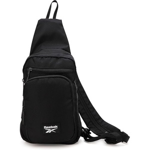 image:imageReebok Unisex Convertible Crossbody Sling Bag for Women amp Men Compact  Adjustable Strap for Vesatile Carry Organized Pockets for Phone Keys amp Wallet Durable Hardware Everyday Daily Carry or GyCosmos Black With White Logo