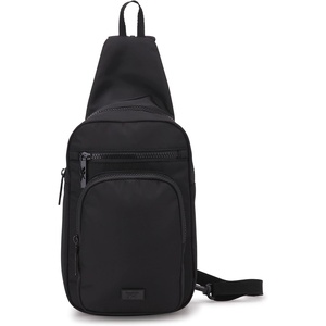 image:imageReebok Unisex Convertible Crossbody Sling Bag for Women amp Men Compact  Adjustable Strap for Vesatile Carry Organized Pockets for Phone Keys amp Wallet Durable Hardware Everyday Daily Carry or GyCosmos Black