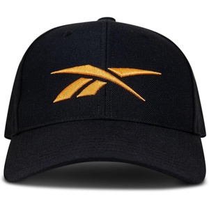 image:imageReebok Vector Baseball Hat  Snapback  Six Panel  Casual  Everyday  Sun Protection  Lightweight  BreathableBlackElectric Amber