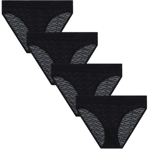 image:imageReebok Womens Bikini Underwear  4 Pack Lightweight Micro Mesh Bikini Underwear for Women Sizes SXLBlack 4pk