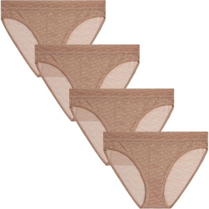 image:imageReebok Womens Bikini Underwear  4 Pack Lightweight Micro Mesh Bikini Underwear for Women Sizes SXLDusty Rose 4pk