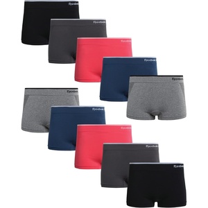 image:imageReebok Womens Boyshorts  10 Pack Performance Seamless Underwear for Women  StayPut Fit Moves Naturally with Your Body Tagless 4Way Stretch Eliminates Visible Lines and Pressure PointsGreyDenimCoralBlackened PearlBlack