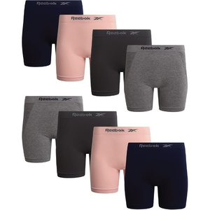 image:imageReebok Womens Boyshorts 8 Pack Long Leg Performance Underwear for Women  Seamless Fit Lays Smooth Against Skin Helps Reduce Bunching and Pinching for AllDay Comfortable CoveragePinkDark GreyGrey MelangeNavy