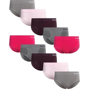 image:imageReebok Womens Hipster Panties Underwear Stretch TagFree Waistband 10 Pack  Made for Busy Mornings Gym Sessions and Everyday Routines BarelyThere Feel Glides Under Any OutfitHeather GreyPink LadySharkskinRaspberryPlum