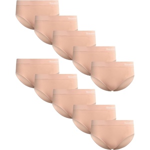 image:imageReebok Womens Hipster Panties Underwear Stretch TagFree Waistband 10 Pack  Made for Busy Mornings Gym Sessions and Everyday Routines BarelyThere Feel Glides Under Any OutfitAll Rose Dust