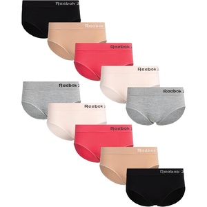 image:imageReebok Womens Hipster Panties Underwear Stretch TagFree Waistband 10 Pack  Made for Busy Mornings Gym Sessions and Everyday Routines BarelyThere Feel Glides Under Any OutfitGreyPinkBlack