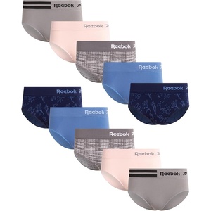 image:imageReebok Womens Hipster Panties Underwear Stretch TagFree Waistband 10 Pack  Soft Stretch Fabric with a Smooth NoShow Fit Refresh Your Everyday Essentials with Dependable ComfortEvening BlueBlue LotusSharkskin Jacquard