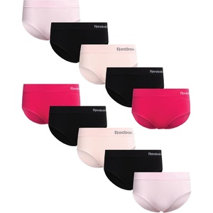 image:imageReebok Womens Hipster Panties Underwear Stretch TagFree Waistband 10 Pack  Soft Stretch Fabric with a Smooth NoShow Fit Refresh Your Everyday Essentials with Dependable ComfortBlackPink LadyRaspberry PinkBlackLight Rose