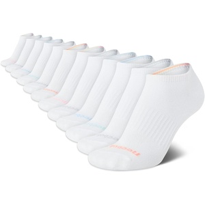 image:imageReebok Womens Low Cut Socks 12 Pack Lightweight Performance Athletic Socks  Breathable Comfort with Arch Support a Comfort Toe Seam and a Flexible Stretch FitAll White