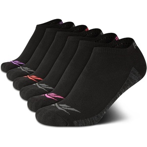 image:imageReebok Womens Low Cut Socks 6 Pack Cushioned Athletic Performance Socks  Breathable MoistureWicking Fabric with Arch Support a Comfort Toe Seam and Flexible Stretch FitBlack Fade
