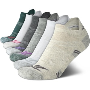 image:imageReebok Womens Low Cut Socks with Tab 6 Pack Lightweight Athletic Socks  Breathable Comfort with Arch Support a Comfort Toe Seam and a Flexible Stretch FitGrey Assorted
