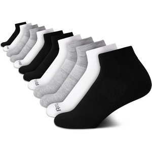 image:imageReebok Womens Quarter Socks 12 Pack Moisture Wicking Athletic Socks  MoistureWicking Fabric with a Flexible Stretch Fit Arch Support and a Comfort Toe SeamBlackWhite Assorted