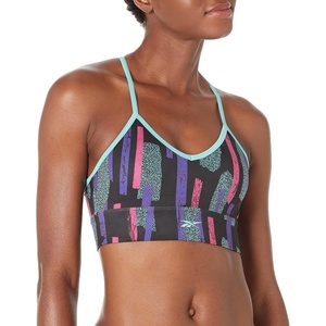 image:imageReebok Workout Ready Tri Back Padded BraSemi Proud PinkBlackTeal