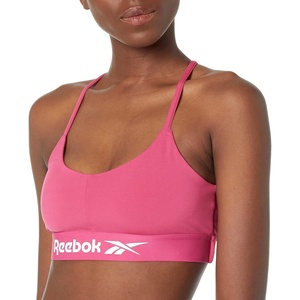 image:imageReebok Workout Ready Tri Back Padded BraSemi Proud PinkWhiteCross Back