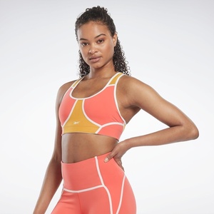 image:imageReebok x Jurassic World Skinny Strap Sports BraSemi Orange FlareWhite
