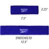 image:image1pc Unisex 225in Wide Workout Headband wStay Dry Technology Terry Cloth Band MoistureWicking Fabric  Quality Gym Hair Accessories for Active ComfortReebokBlue