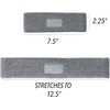 image:image1pc Unisex 225in Wide Workout Headband wStay Dry Technology Terry Cloth Band MoistureWicking Fabric  Quality Gym Hair Accessories for Active ComfortReebokGrey