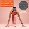 image:image1pc Unisex 225in Wide Workout Headband wStay Dry Technology Terry Cloth Band MoistureWicking Fabric  Quality Gym Hair Accessories for Active ComfortReebokGrey