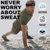 image:image1pc Unisex 225in Wide Workout Headband wStay Dry Technology Terry Cloth Band MoistureWicking Fabric  Quality Gym Hair Accessories for Active ComfortReebokNavy
