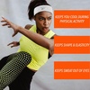 image:image1pc Unisex 225in Wide Workout Headband wStay Dry Technology Terry Cloth Band MoistureWicking Fabric  Quality Gym Hair Accessories for Active ComfortReebokWhite