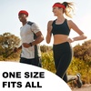 image:image1pc Unisex 225in Wide Workout Headband wStay Dry Technology Terry Cloth Band MoistureWicking Fabric  Quality Gym Hair Accessories for Active ComfortReebokRed