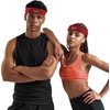 image:image1pc Unisex 225in Wide Workout Headband wStay Dry Technology Terry Cloth Band MoistureWicking Fabric  Quality Gym Hair Accessories for Active ComfortReebokRed