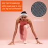 image:image1pc Unisex 225in Wide Workout Headband wStay Dry Technology Terry Cloth Band MoistureWicking Fabric  Quality Gym Hair Accessories for Active ComfortReebokWhite