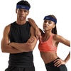 image:image1pc Unisex 225in Wide Workout Headband wStay Dry Technology Terry Cloth Band MoistureWicking Fabric  Quality Gym Hair Accessories for Active ComfortReebokNavy