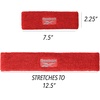 image:image1pc Unisex 225in Wide Workout Headband wStay Dry Technology Terry Cloth Band MoistureWicking Fabric  Quality Gym Hair Accessories for Active ComfortReebokRed