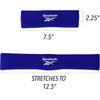 image:image1pc Unisex Athletic Sweatband  225in Thick Workout Headband wStay Dry Technology MoistureWicking FabricQuality Gym Hair Accessories for Active ComfortReeboknavy