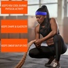 image:image1pc Unisex Athletic Sweatband  225in Thick Workout Headband wStay Dry Technology MoistureWicking FabricQuality Gym Hair Accessories for Active ComfortReeboknavy