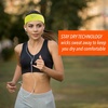 image:image1pc Unisex Athletic Sweatband  225in Thick Workout Headband wStay Dry Technology MoistureWicking FabricQuality Gym Hair Accessories for Active ComfortReebokyellow