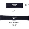 image:image1pc Unisex Athletic Sweatband  225in Thick Workout Headband wStay Dry Technology MoistureWicking FabricQuality Gym Hair Accessories for Active ComfortReebokblack
