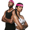 image:image1pc Unisex Athletic Sweatband  225in Thick Workout Headband wStay Dry Technology MoistureWicking FabricQuality Gym Hair Accessories for Active ComfortReebokpink