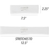image:image1pc Unisex Athletic Sweatband  225in Thick Workout Headband wStay Dry Technology MoistureWicking FabricQuality Gym Hair Accessories for Active ComfortReebokwhite