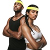 image:image1pc Unisex Athletic Sweatband  225in Thick Workout Headband wStay Dry Technology MoistureWicking FabricQuality Gym Hair Accessories for Active ComfortReebokyellow