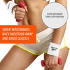 image:image3pc Unisex Athletic Sweatband Set  225in Workout Headband amp 325in Wristbands wStay Dry Technology Terry Cloth Band MoistureWicking Fabric  Quality Fitness Accessories for Active ComfortReebokWhite