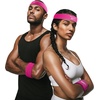 image:image3pc Unisex Athletic Sweatband Set  225in Workout Headband amp 325in Wristbands wStay Dry Technology Terry Cloth Band MoistureWicking Fabric  Quality Fitness Accessories for Active ComfortReebokFuchsia