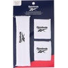 image:image3pc Unisex Athletic Sweatband Set  225in Workout Headband amp 325in Wristbands wStay Dry Technology Terry Cloth Band MoistureWicking Fabric  Quality Fitness Accessories for Active ComfortReebokWhite