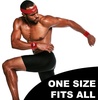 image:image3pc Unisex Athletic Sweatband Set  225in Workout Headband amp 325in Wristbands wStay Dry Technology Terry Cloth Band MoistureWicking Fabric  Quality Fitness Accessories for Active ComfortReebokRed