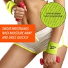 image:image3pc Unisex Athletic Sweatband Set  225in Workout Headband amp 325in Wristbands wStay Dry Technology Terry Cloth Band MoistureWicking Fabric  Quality Fitness Accessories for Active ComfortReebokNeon Yellow
