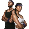 image:image3pc Unisex Athletic Sweatband Set  225in Workout Headband amp 325in Wristbands wStay Dry Technology Terry Cloth Band MoistureWicking Fabric  Quality Fitness Accessories for Active ComfortReebokNavy
