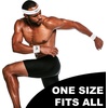 image:image3pc Unisex Athletic Sweatband Set  225in Workout Headband amp 325in Wristbands wStay Dry Technology Terry Cloth Band MoistureWicking Fabric  Quality Fitness Accessories for Active ComfortReebokWhite