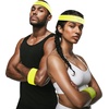 image:image3pc Unisex Athletic Sweatband Set  225in Workout Headband amp 325in Wristbands wStay Dry Technology Terry Cloth Band MoistureWicking Fabric  Quality Fitness Accessories for Active ComfortReebokNeon Yellow