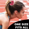 image:imageReebok 2pc Reflective Scrunchie Set  Soft Stretchy amp Trim Hair Scrunchies  Quality Gym Hair Accessories for Active Comfort Athletic Workout Scrunchies Women  Damage FreeMulticolor