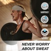 image:imageReebok 2pk Wide Knotted Headwrap  Secure Lightweight DamageFree Hold  Quality Gym Hair Accessories for Active Comfort
