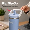 image:imageReebok 32 oz Insulated Steel Tumbler with Handle amp Straw Lid Blue  Leakproof Cupholder Friendly Keeps Cold 24 Hours BPA FreeBlue