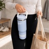 image:imageReebok 32 oz Insulated Steel Tumbler with Handle amp Straw Lid Blue  Leakproof Cupholder Friendly Keeps Cold 24 Hours BPA FreeBlue
